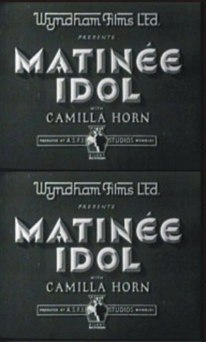 Watch Free Matinee Idol (1933)